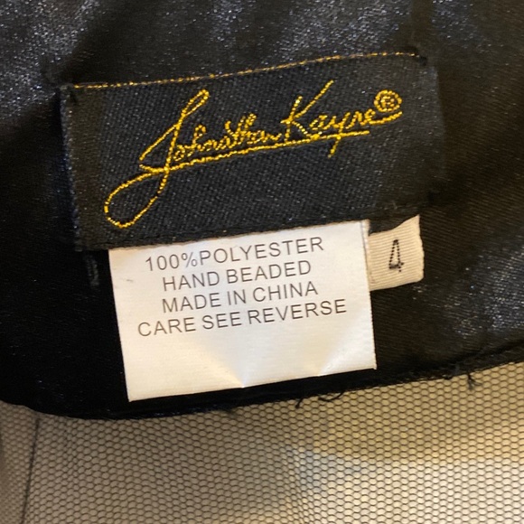 Jonathan Kayne Black Detachable Cape For Formal Size 4 Never Worn - Picture 4 of 6